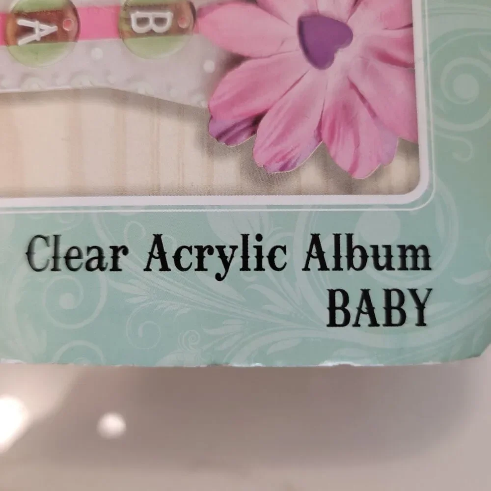 Nicole Build a Memory BABY Clear Acrylic Album MEM 5411 NEW